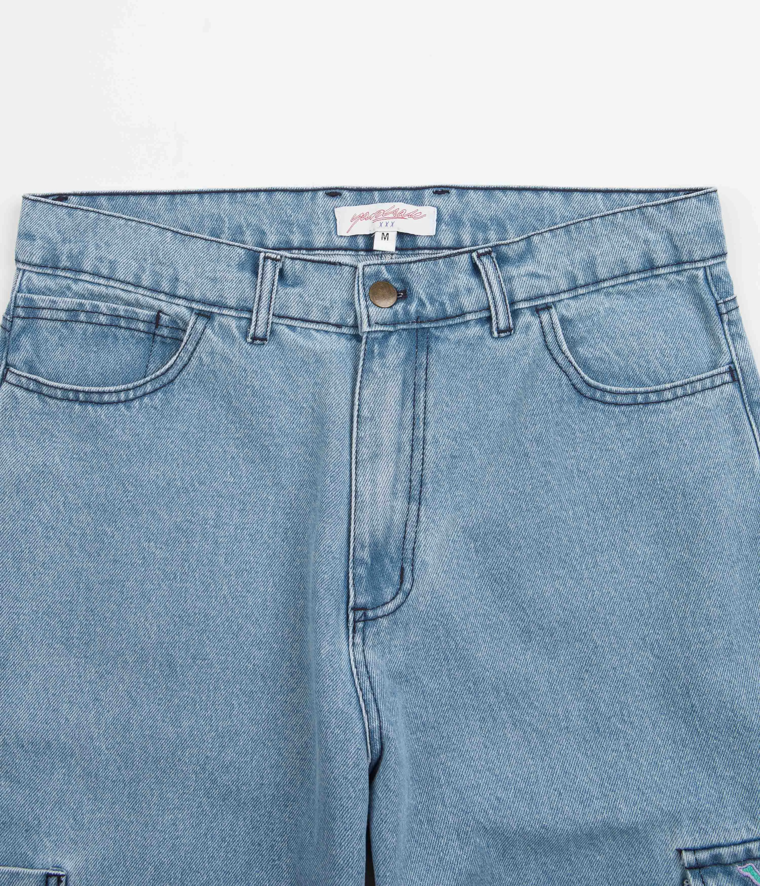 Yardsale Dreamscape Denim Cargo Pants - Denim
