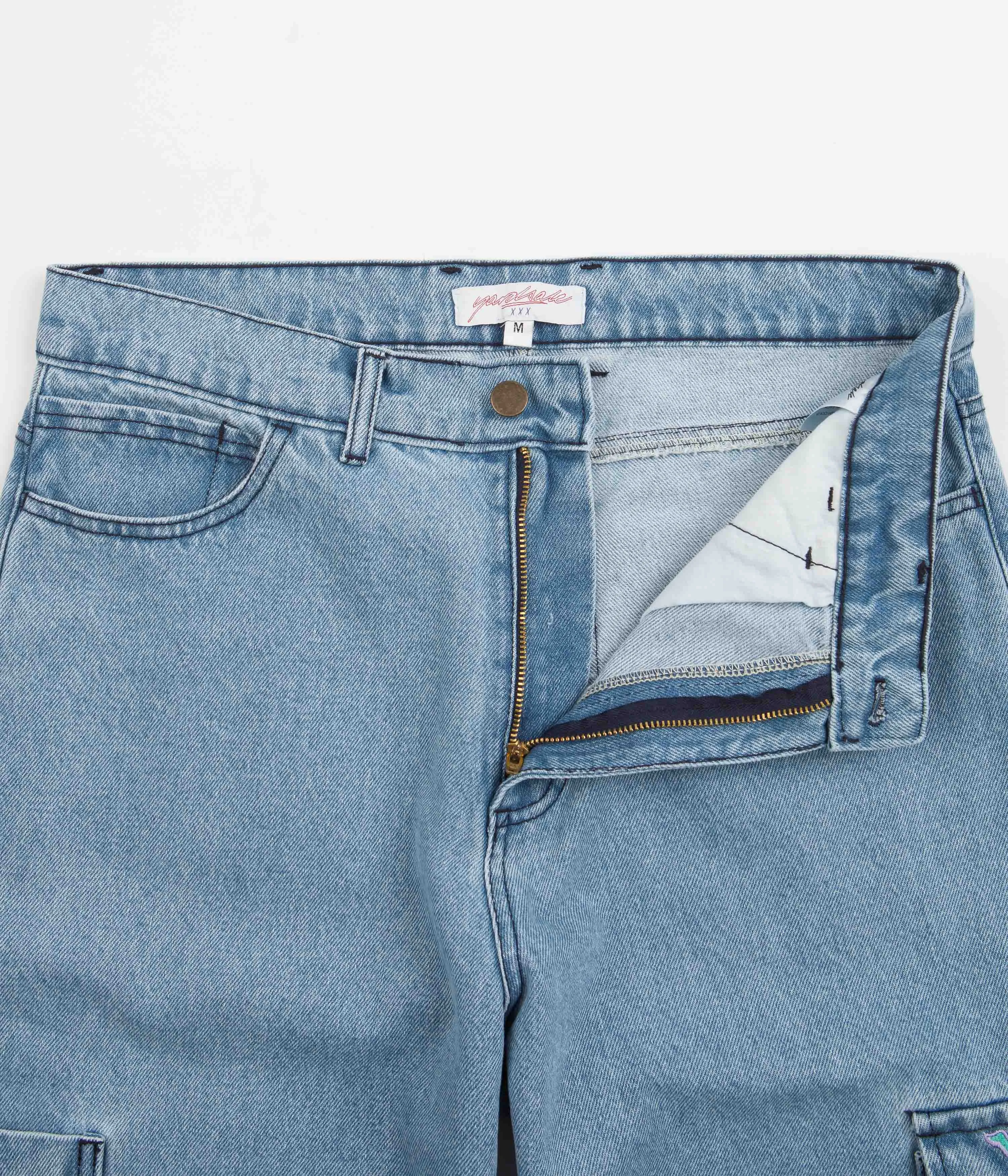 Yardsale Dreamscape Denim Cargo Pants - Denim