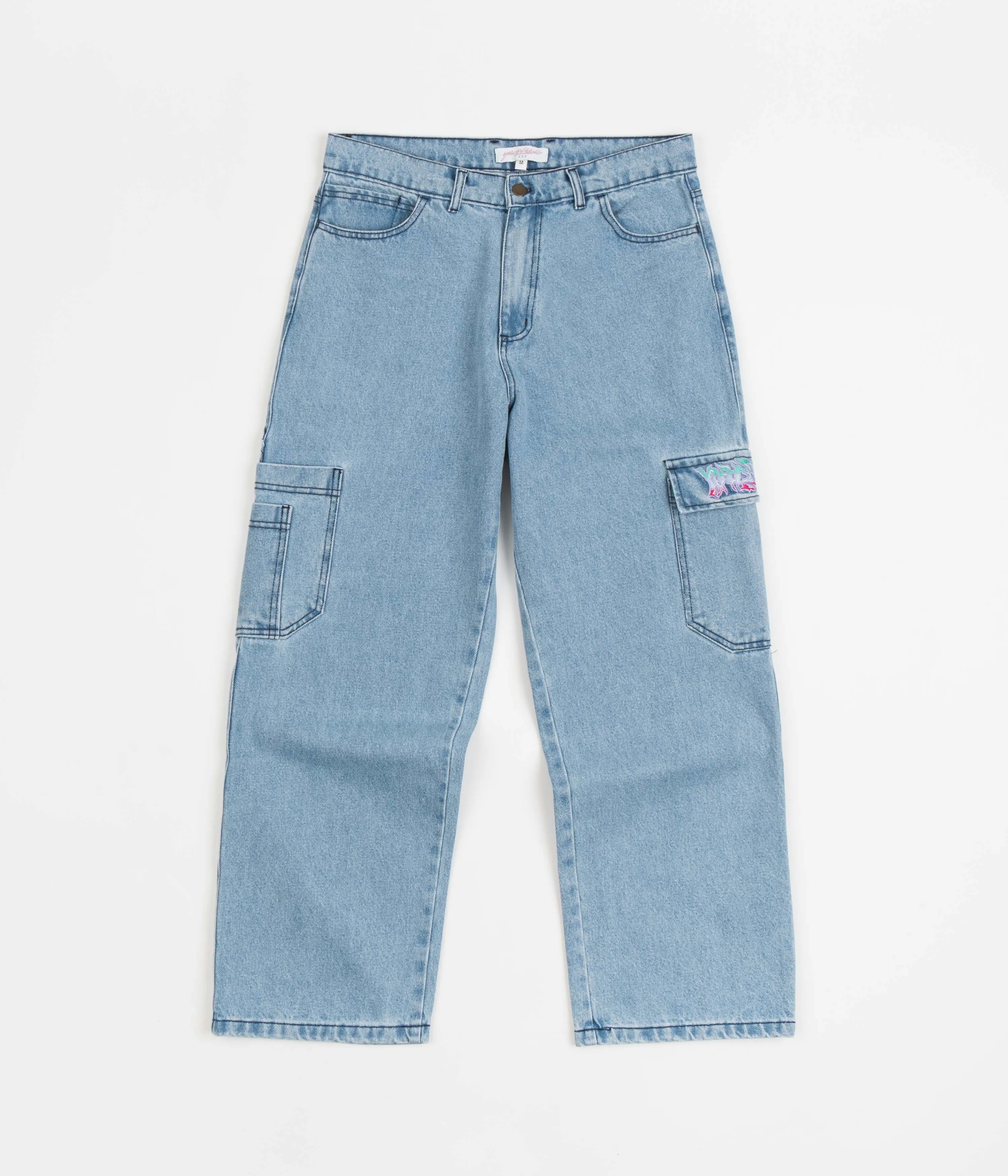 Yardsale Dreamscape Denim Cargo Pants - Denim