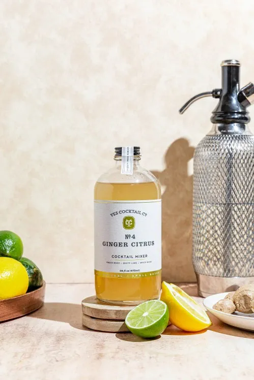 YES COCKTAIL CO - GINGER CITRUS COCKTAIL MIXER