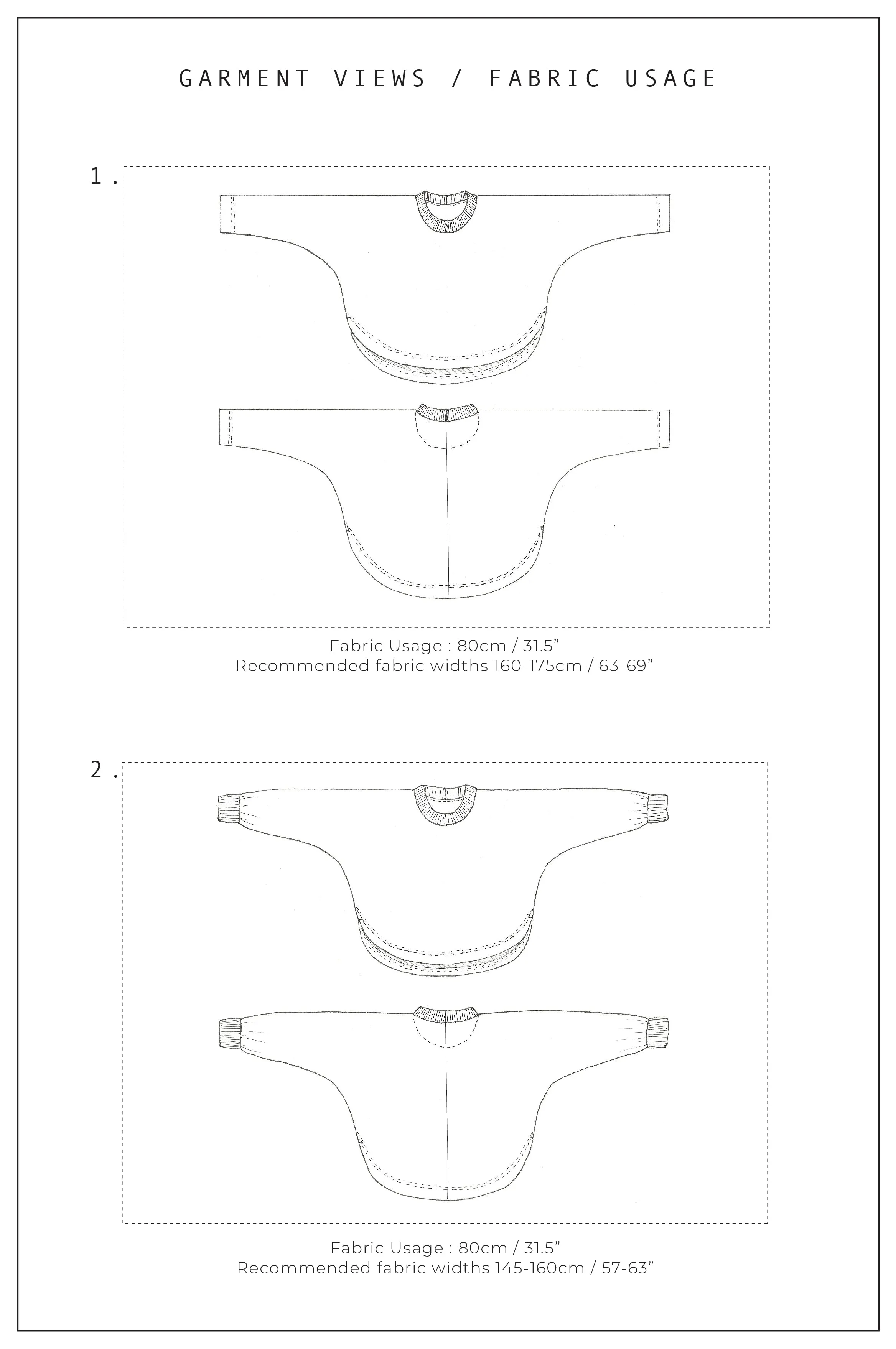 ZERO WASTE JUMPER | PDF & Paper Sewing Pattern