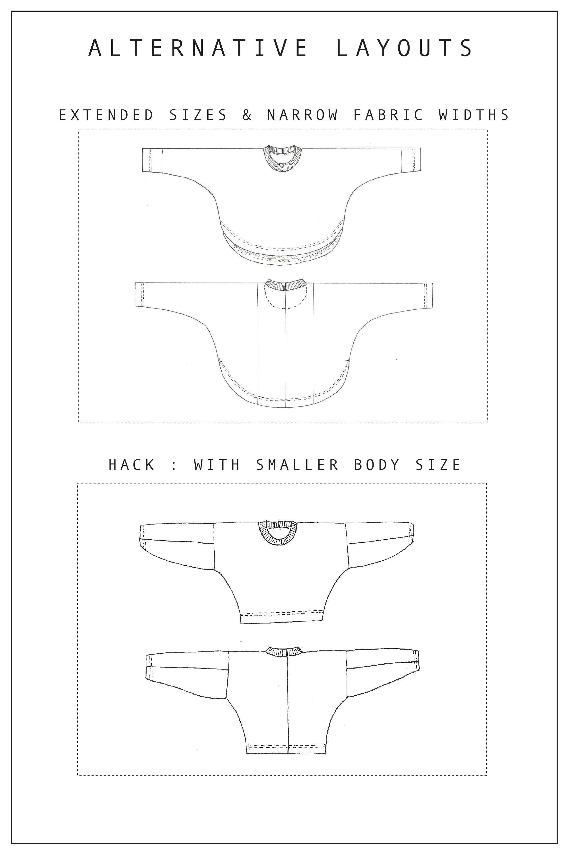 ZERO WASTE JUMPER | PDF & Paper Sewing Pattern