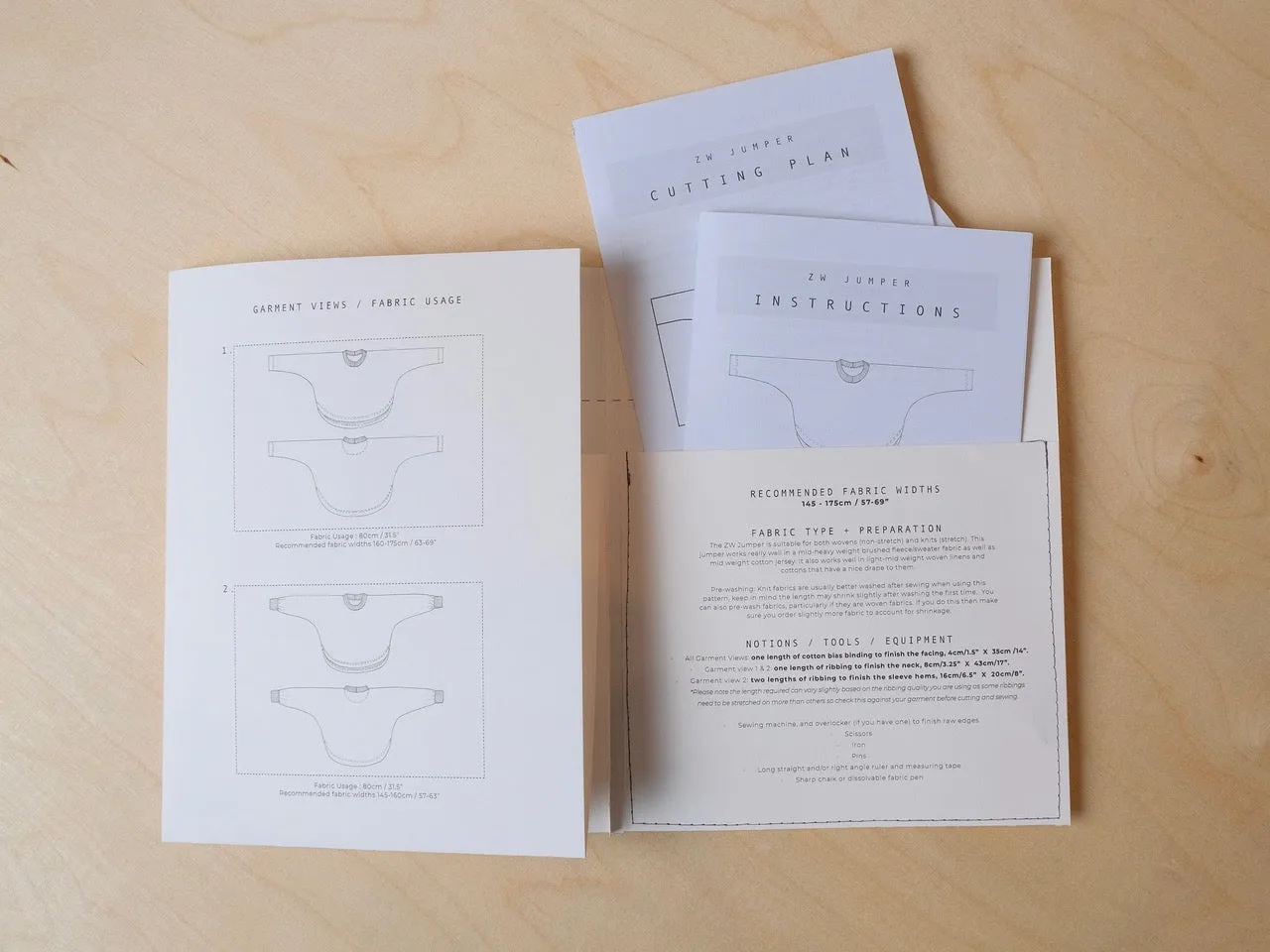 ZERO WASTE JUMPER | PDF & Paper Sewing Pattern