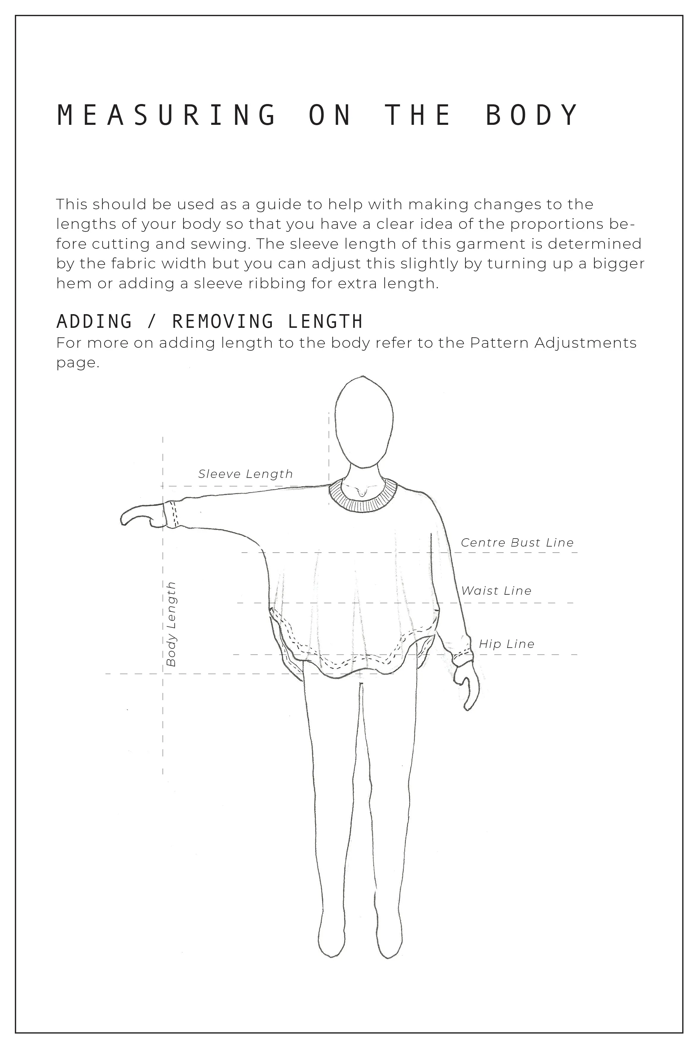 ZERO WASTE JUMPER | PDF & Paper Sewing Pattern